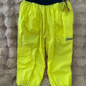 Zumba Fitness Kids Yellow Jogger Pants